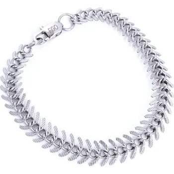 Náramek Náramek EGO Fishbone Silver