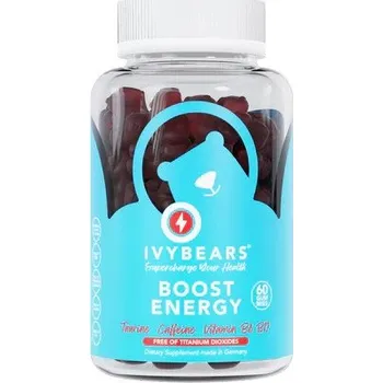 Přípravek na podporu paměti a spánku IvyBears Boost Energy vitamíny na energii, 60 ks