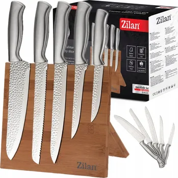 Kuchyňský nůž Sada nožů s magnetickou lištou Zilan, 5 ks