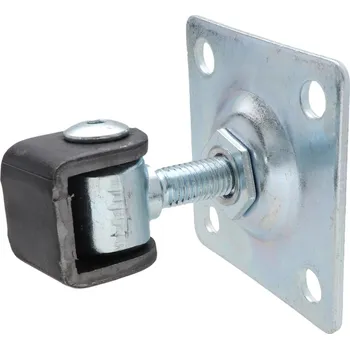 Pohon brány Stavitelný pant k přišroubování D4/53/M12 s kotevní deskou 80x80mm