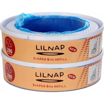 Koš na pleny LILNAP NÁHRADNÍ NÁPLŇ DO KOŠE NA PLENKY ANGELCARE 2 KS (2-BALENÍ)