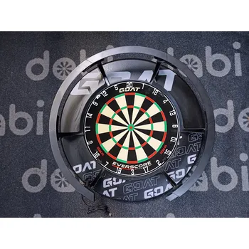 Terč na šipky Goat set TRIPLE - terč Proscore + okruží Black 003 + Saturn 5/6