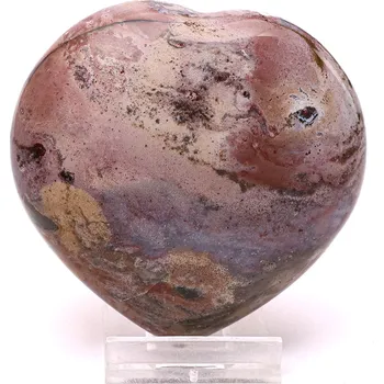 Drahý kámen Magieprirody.cz Srdce Zkamenělé dřevo 85 x 85 mm 340 g přírodní kámen #K1433