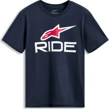 Pánské tričko Triko RIDE 4.0 CSF, ALPINESTARS (modrá/bílá/červená) (Velikost: S)