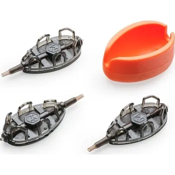Návnadová surovina MIVARDI - Krmítko Method Feeder Set QMR Grip L 30 g + 40 g + 50 g + Formička