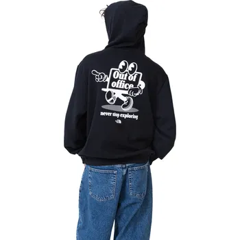 Pánská mikina Mikina S Kapucí The North Face Cartoon Logo Black - XL