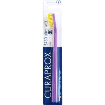Zubní kartáček Kartáček CURAPROX 5460 pro dospělé Varianta: fialový se žlutými vlákny