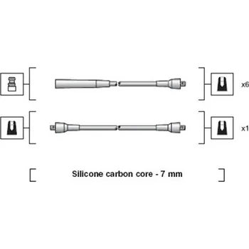 Zapalovací kabel Sada kabelů pro zapalování, 941318111082