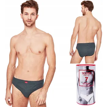 Dámské spodní prádlo Pánské slipy s.Oliver šedé - S - 7 ks