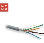 LYNX FTP kabel Cat5e, PVC, 0,5mm, celoměděný, vnitřní, šedý, box 305m