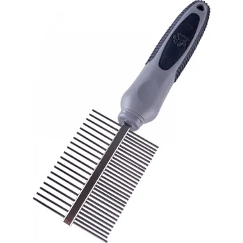 Kartáč pro zvířata Hřeben na zvířata oboustranný 19 x 5 cm