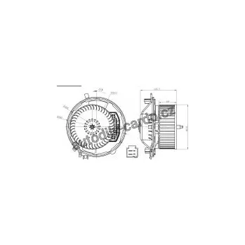 Chladič motoru NRF 34283