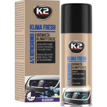 Vůně do auta Compass K2 Osvěžovač KLIMA FRESH 150 ml BLUEBERRY