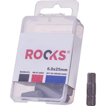 Bit Šroubovací bit 1/4x 25 mm x hex 6, nárazové cvmo-s, sada 10 dílů., OK-07.0025