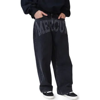 Pánské džíny Kalhoty Mercur Loose Box Black - S