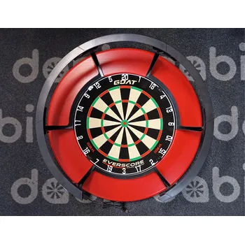 Terč na šipky Goat set TRIPLE - terč Everscore + okruží Red + Saturn 5/6