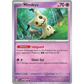 Karetní hra Mimikyu 097/193 - Paldea Evolved Typ karty: Holo