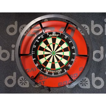 Terč na šipky Goat set TRIPLE - terč Everscore + okruží Red 023 + Saturn 5/6