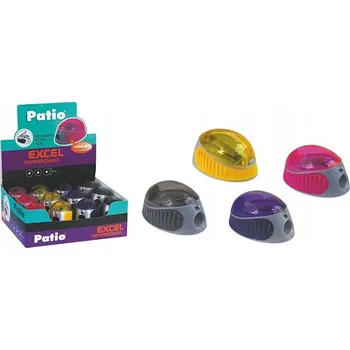 Ořezávátko Ořezávátko ruční, jednoduché, s nádobkou Patio, odstíny žluté a zlaté