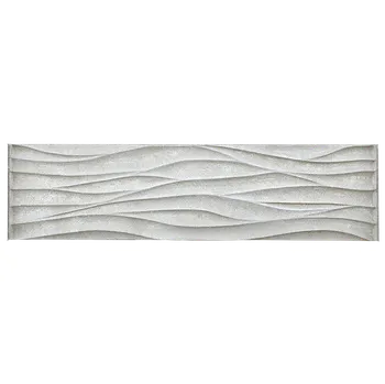 Plot 3D betonový plot s vlnitým reliéfem Antracit