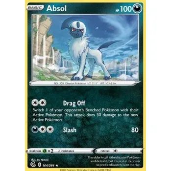 Volný čas Pokémon FST 164/264 Absol - Fusion Strike Stav: Near Mint, Verze: NORMAL