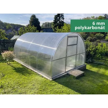 Skleník Zahradní skleník LEGI OREGANO 4 x 3 m, 6 mm GA179937-6MM