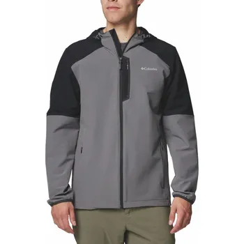 Pánská větrovka Columbia Columbia Tech™ Softshell Hoodie 2095683023 - city grey/black XXL