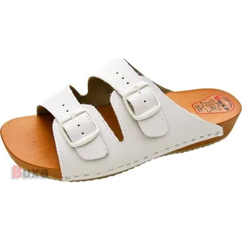 Pánské žabky pánské dřeváky BUXA SM bílá Velikost: 46