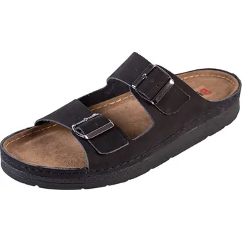 Dámská zdravotní obuv BUXA zdravotní pantofle BZ410 černa nubuk Velikost: 42