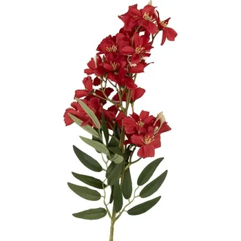 umělá květina Dekorace větvička umělá květina s červeným květem - 10*10*72 cm