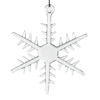 Vánoční ozdoba Skleněná sněhová vločka, vánoční ozdoba na stromeček - IV.