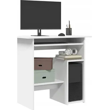 Psací stůl Obdélníkový psací stůl VidaXL 80 x 45 x 74 cm bílý