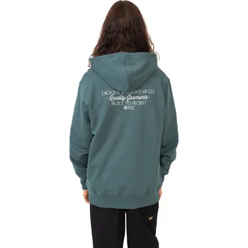 Pánská mikina Mikina S Kapucí Dickies Globe Lincoln Green, - S