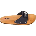 BUXA zdravotní dřeváky ce1 modrý nubuk Velikost: 36