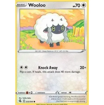 Sběratelská karetní hra Pokémon FST 222/264 Wooloo - Fusion Strike Stav: Near Mint, Verze: NORMAL