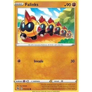 Volný čas Pokémon FST 155/264 Falinks- Fusion Strike Stav: Near Mint, Verze: NORMAL