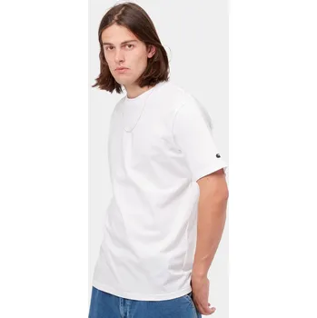 Pánské tričko Tričko Carhartt WIP Base White Black - XL