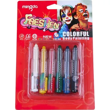 Dekorativní kosmetika FunCo Dětská sada barev na obličej v tužce basic 6 ks