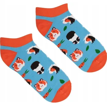 Pánské ponožky Kotníkové ponožky Ponožky KABAK Guinea Pig 42-46 modré, velikost 42-46