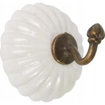 Věšák KERAMICKÝ VĚŠÁK Vintage White Bílý Ib Laursen