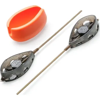 Návnadová surovina MIVARDI - Method Feeder set QMR Flat XL Long 50 g + 60 g + Formička