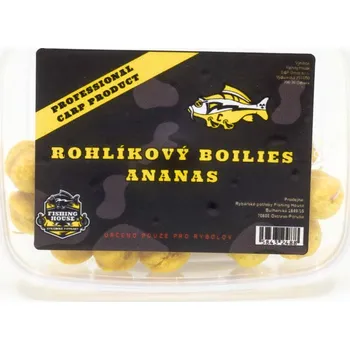 Boilies Fishing House Rohlíkový boilies 40g Ananas Průměr: 20mm