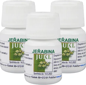 Bylinářství-kořenářství JUKL Tinktura Jeřabina 30 ml 3 balení: 3x 30 ml