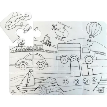 Puzzle PUZZLE PODLOŽKA S VOZIDLY FUNNY MAT STRIGO, STRIGO