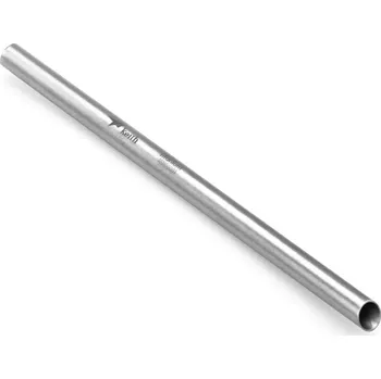 kempingový příbor Keith Titanium® Titanové rovné brčko Keith®, Barva: Stříbrná