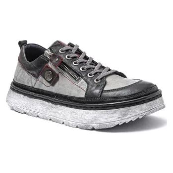 Dámská obuv LESTA Polobotky 2581-2-1 šedá stíraná Velikost: 36