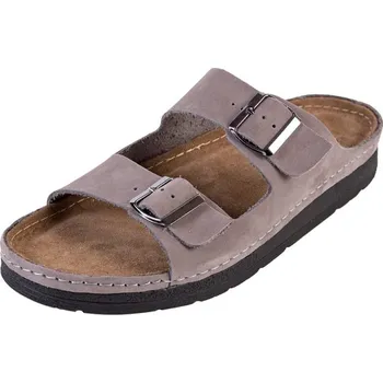 Dámská zdravotní obuv BUXA zdravotní pantofle BZ410 šedá nubuk Velikost: 42