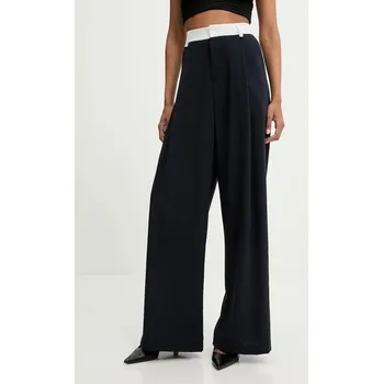 Dámské oblečení Kalhoty Answear.LAB 2601.HAK námořnická modř 59X, vel. M