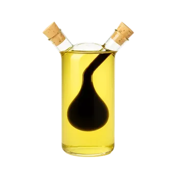 Nádoba na olej a ocet Skleněná láhev na olej a ocet s hruškou