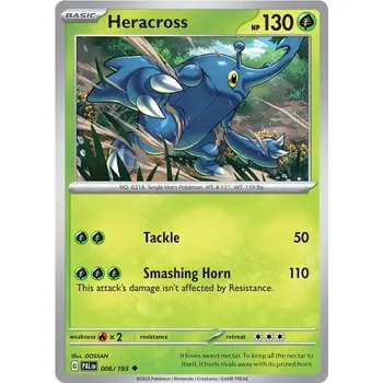Karetní hra Heracross 006/193 - Paldea Evolved Typ karty: Reverse Holo